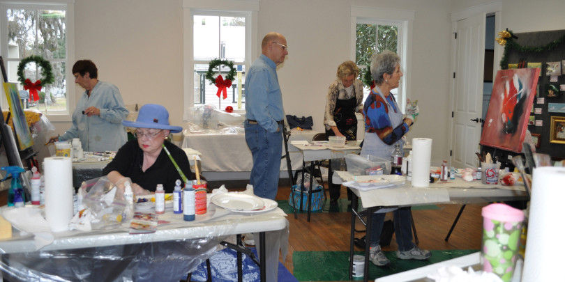 Society of Bluffton Artists (SOBA) Workshop Schedule cca vickie jourdan class