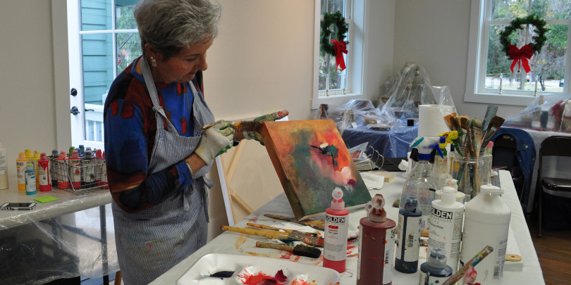 Society of Bluffton Artists (SOBA) June Workshop Schedule vickie jourdan