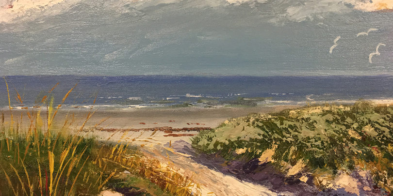 SOBA’s Past Presidents’ Show in September lrbeach path by Sandra Wenig