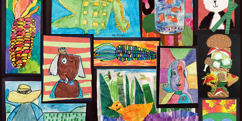 4th Children’s K-5 Art Expo K-5 Expo 2016collage