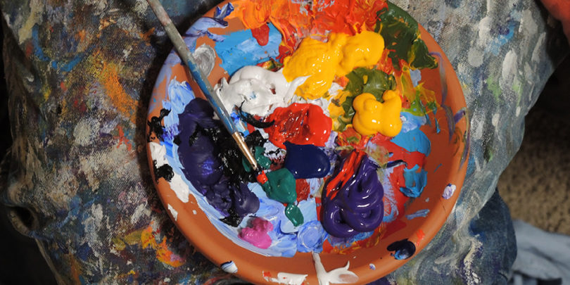 March Eclectic painting