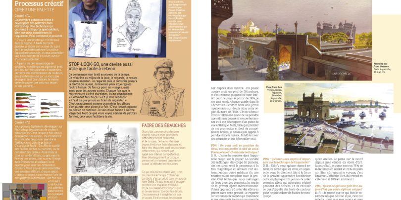 SoBA art instructor featured in Parisian publication Pratique2