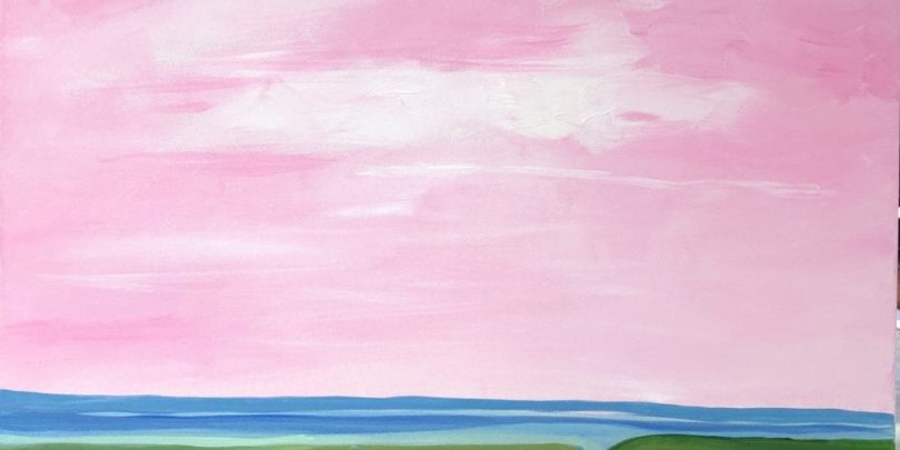 Sea Glass Seascapes II: Acrylics with Paige Byrne April 29 IMG-0539