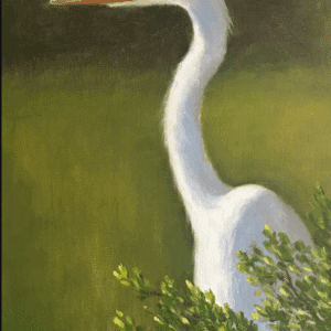 Paint Your Perfect Egret Oil Painting Class - October 21, 28, & November 4 with Natalia Hicks