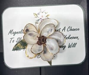 Magnolia Flower Workshop (from oyster shells) - April 16 with Patricia Mothershead