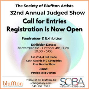 Flyer for SOBA 32nd Annual Judged Show 2026 registration opening.